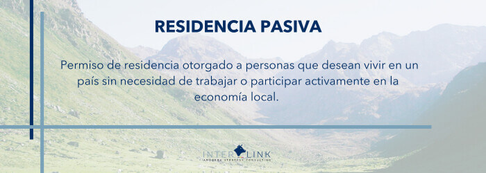 interlink residencia pasiva en andorra